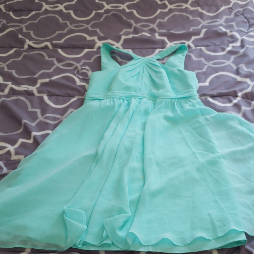 David's bridal blue dress 👗